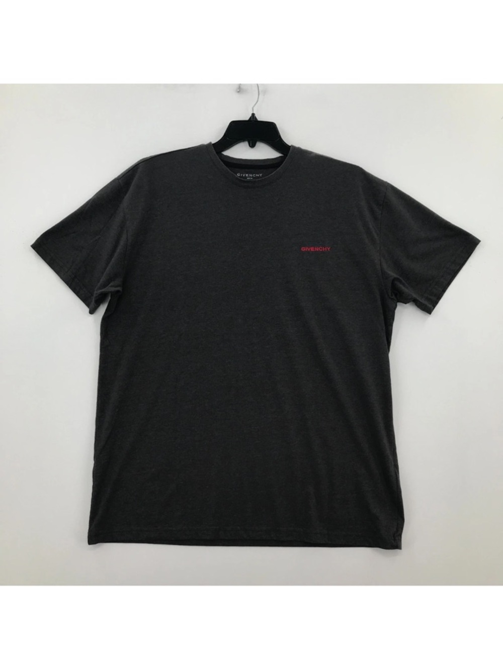 Givenchy Paris Embroidered Logo T-Shirt - Charcoal Gray - XL